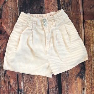 Urban Outfitters Pink Stripe High Rise Shorts